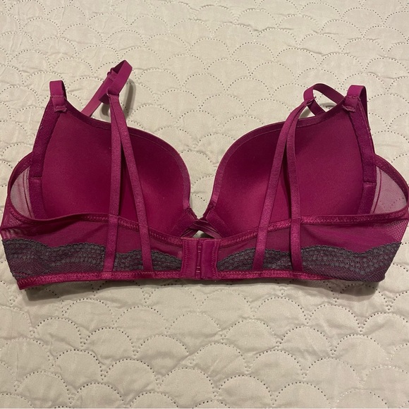 Maidenform 34C Push Up Bra in Purplish Pink, excellent condition! - Picture 4 of 4